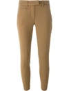 Dondup 'aslan' Cropped Trousers In Neutrals