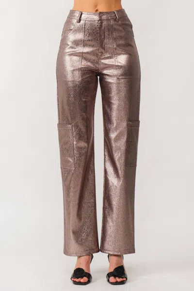 Sofie The Label Countdown To Midnight Pants In Pewter In Silver
