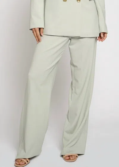 Sans Souci Straight Leg Trouser In Matcha In Multi