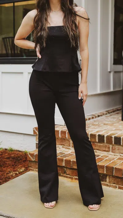 Blue Blush Martini At Midnight Set In Black In Black