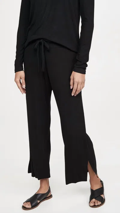 Lna Kismet Rib Pants In Black In Black
