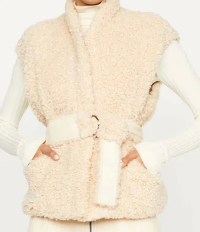 Marie Oliver Astrid Vest In Beige