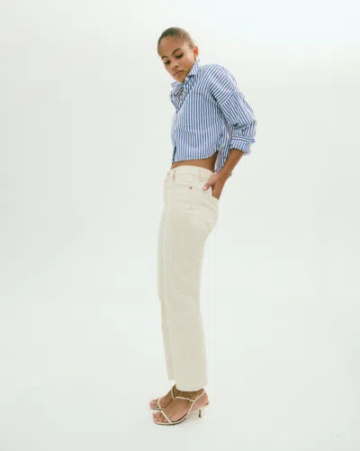 Alex Mill Bev Relaxed Jean In Ecru