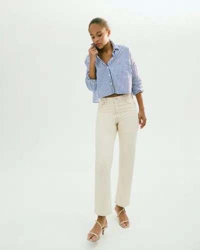 Alex Mill Bev Relaxed Jean In Ecru