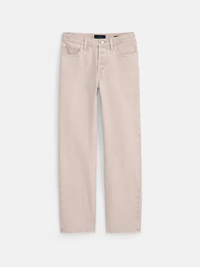Alex Mill Jane Mid Rise Straight Jean In Washed Pink