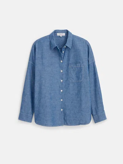 Alex Mill Jo Shirt In Chambray In Chambray Rinse Wash