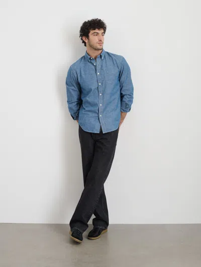Alex Mill Mill Shirt In Washed Chambray In Chambray Rinse Wash