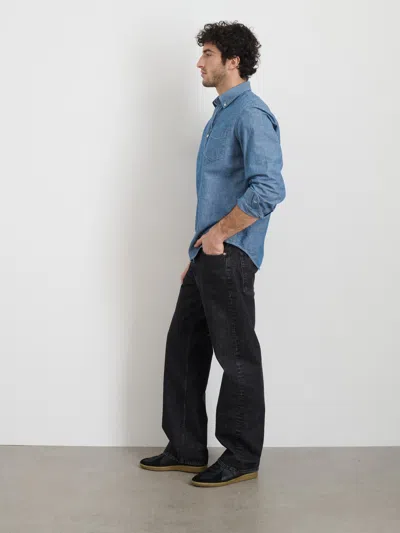 Alex Mill Mill Shirt In Washed Chambray In Chambray Rinse Wash