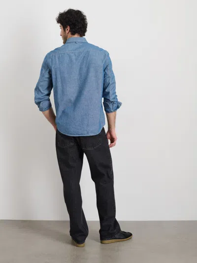 Alex Mill Mill Shirt In Washed Chambray In Chambray Rinse Wash