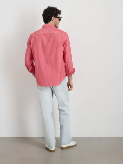 Alex Mill Mill Shirt In Washed Chambray In Red Chambray
