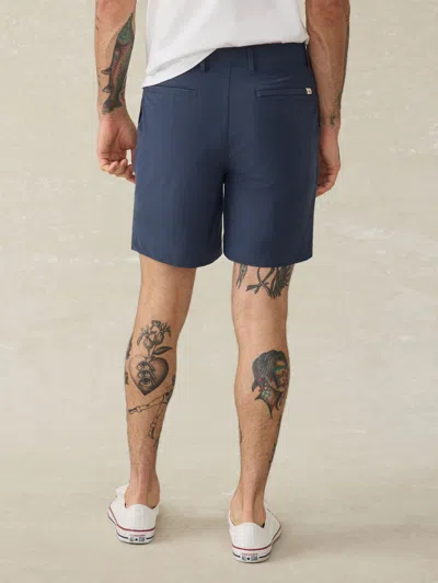 Faherty All Day 7 Shorts In Blue Nights
