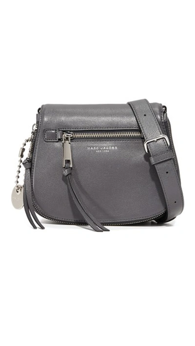 Marc Jacobs Recruit Small Saddle Bag In Shadow