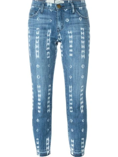 Shop Current Elliott Current/elliott Distressed Jeans - Blue