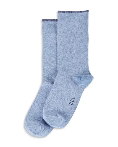 Hue Jean Socks In Light Denim Heather
