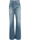 VISVIM high waist jeans,HANDWASH