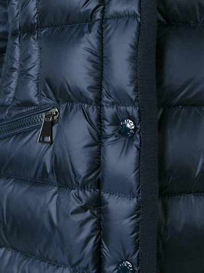Shop Moncler 'hermine' Short Coat In Blue