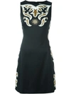 FAUSTO PUGLISI contrast detail dress,DRYCLEANONLY