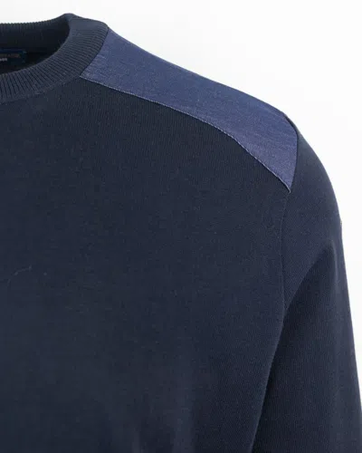 Paul & Shark Fresh Blue Cotton Sweater In Blue