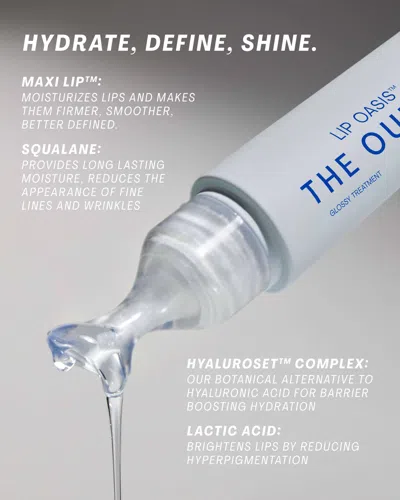 The Outset Lip Oasis Glossy Treatment In Transparent