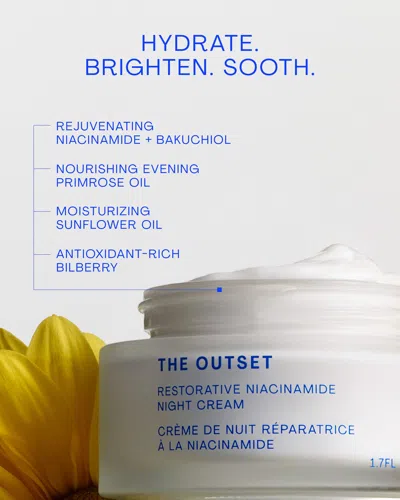The Outset Restorative Niacinamide Night Cream