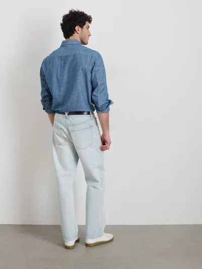 Alex Mill Am Relaxed Straight 5 Pocket Jean In Ultra Light Wash