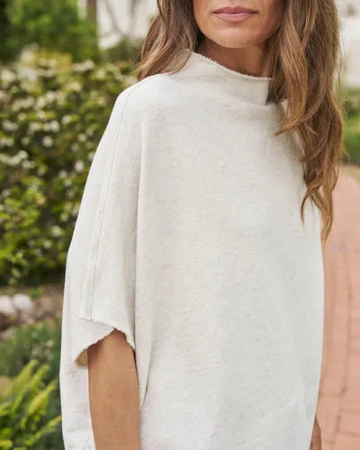 Frank And Eileen Audrey Funnel Neck Capelet In Grey