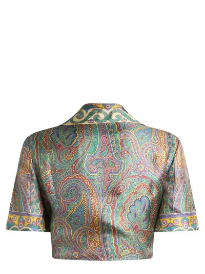Etro Paisley Shirt In Multicolour