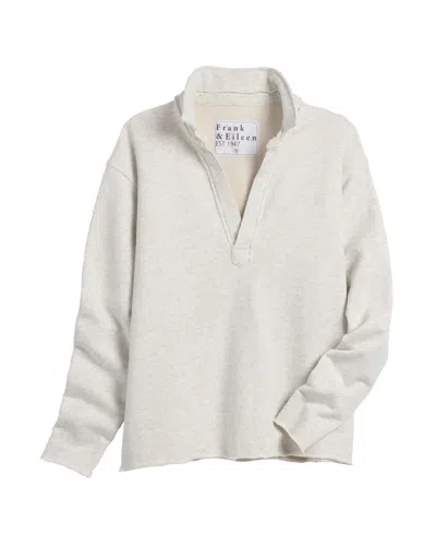 Frank And Eileen Patrick Popover Henley Gray In Light Heather Gray Melange