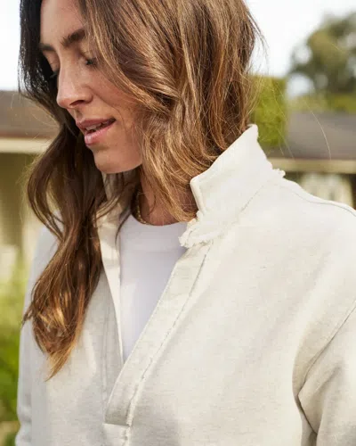 Frank And Eileen Patrick Popover Henley Gray In Light Heather Gray Melange
