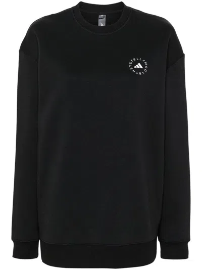 Adidas By Stella Mccartney Logo Cotton Blend Sweatshirt