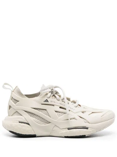 Adidas By Stella Mccartney Almond Toe Mesh Panelled Running Sneakers