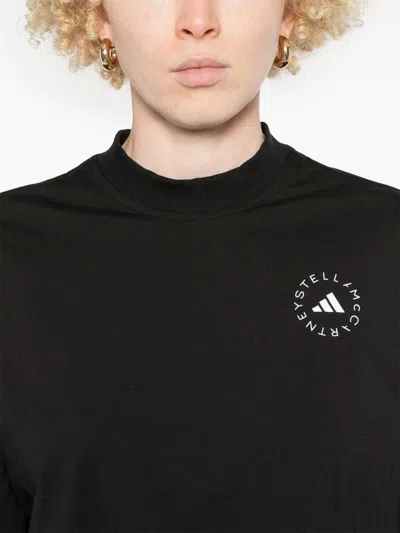 Adidas By Stella Mccartney Organic Cotton Cropped T-shirt