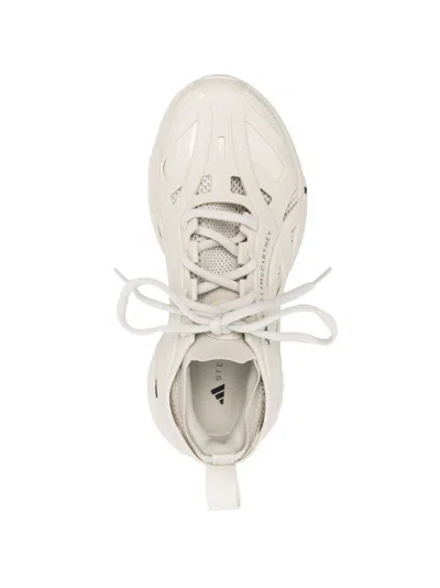Adidas By Stella Mccartney Almond Toe Mesh Panelled Running Sneakers