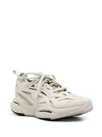 Adidas By Stella Mccartney Almond Toe Mesh Panelled Running Sneakers