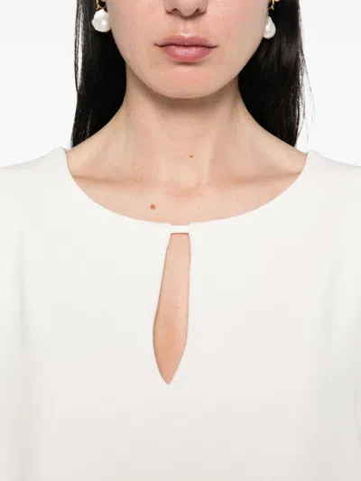 Alberto Biani Keyhole-neck Blouse