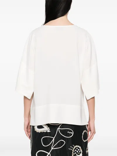 Alberto Biani Keyhole-neck Blouse