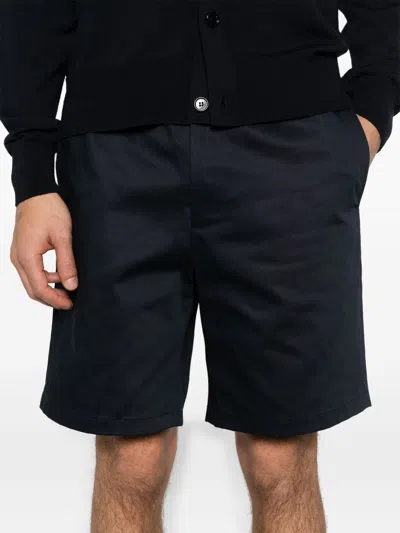 Ami Alexandre Mattiussi Ami Paris Men Cotton Shorts In Blue