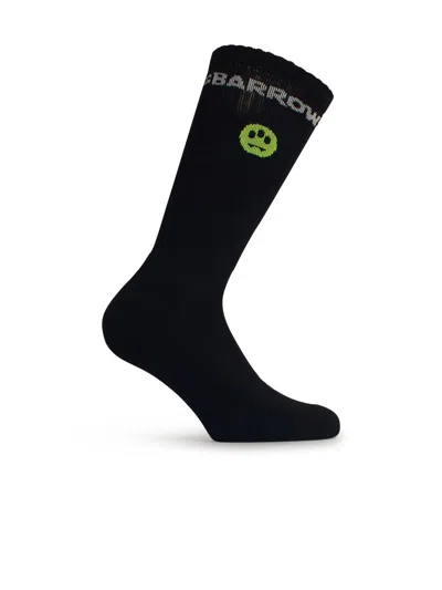 Barrow Black Cotton Blend Socks