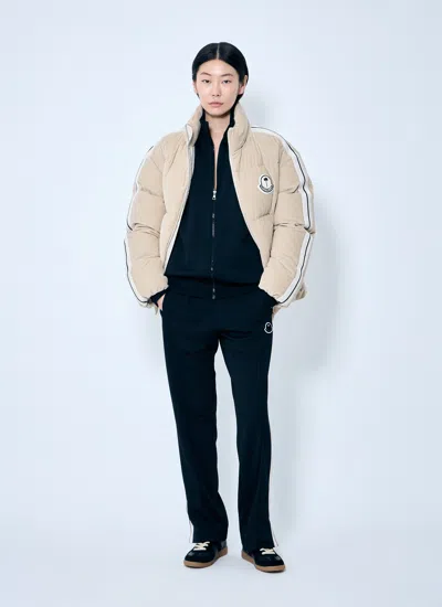 MONCLER 8 MONCLER PALM ANGELS WOMEN LOGO PATCH TRACK PANTS 