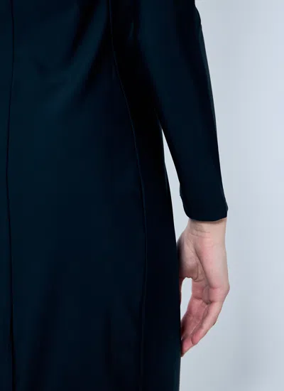 Alexander Wang Long Sleeve Mini Dress With Stone Embellishments In Black