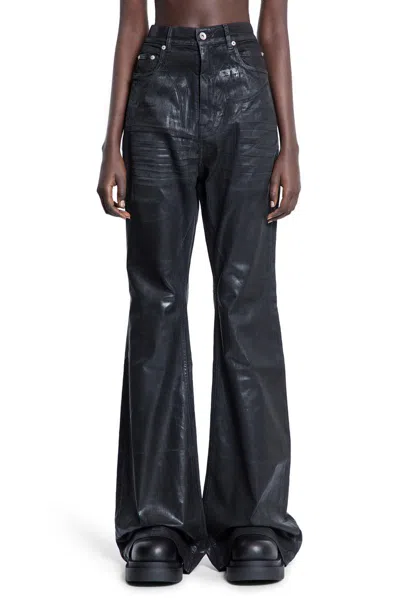 Rick Owens Drkshdw Flared In Black