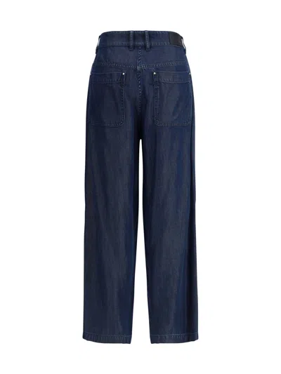 Giorgio Armani Stretch Silk Pant With Embroidered Geometric Pattern In Grey