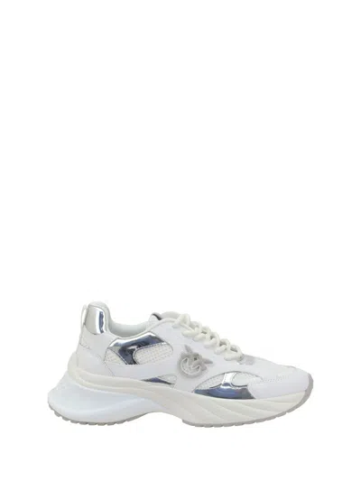 Pinko Ariel Low-top Running Sneakers In White
