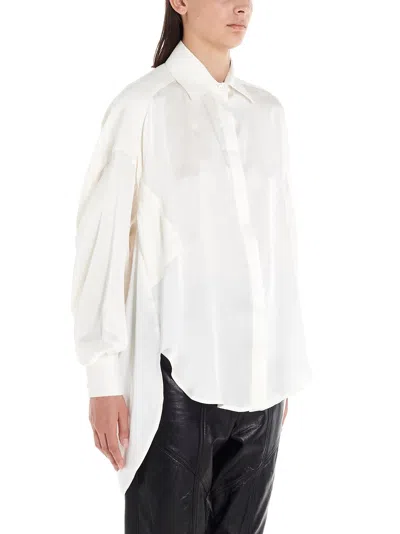 Di.la3 Pari' Oversize Shirt Shirt, Blouse White