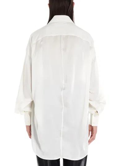 Di.la3 Pari' Oversize Shirt Shirt, Blouse White