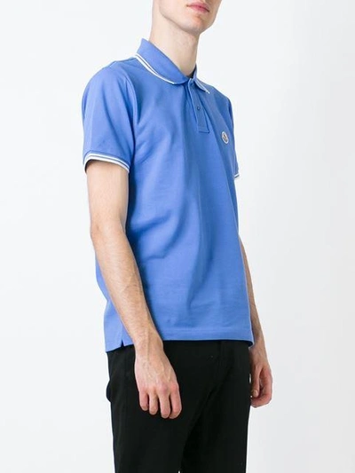 Shop Moncler Classic Polo Shirt