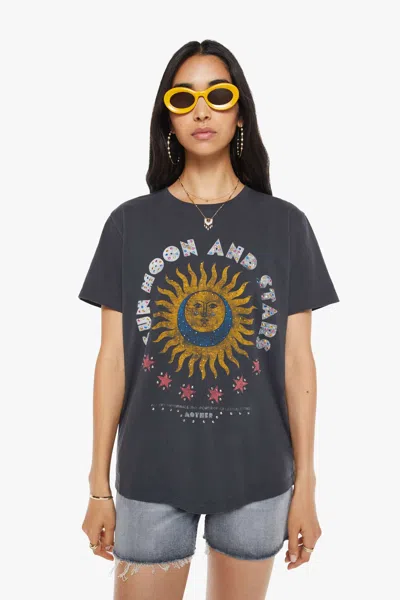 Mother The Rowdy Embellished Graphic T-shirt In White