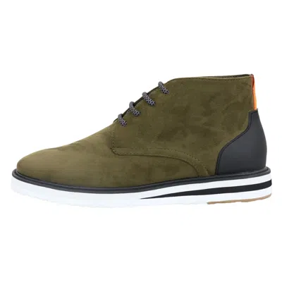 Truclothing Lace Up Suede Desert Boots In Green