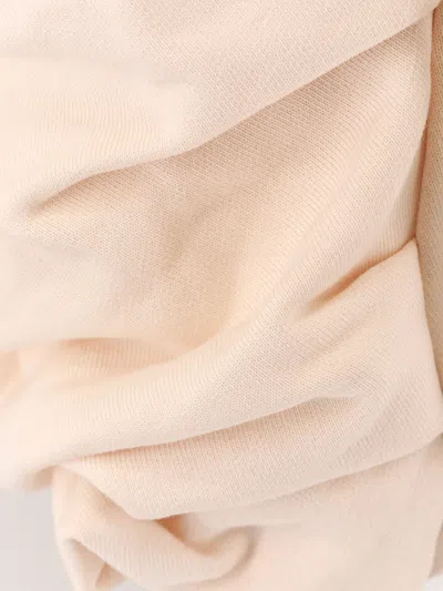Dries Van Noten Oversized Gathered Cotton-jersey Sweatshirt In Cream