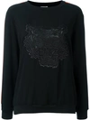 Kenzo Tiger Sweatshirt In Black